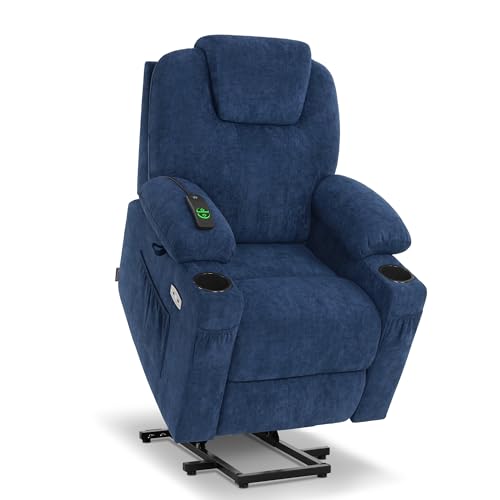 MCombo Small Power Lift Recliner Chair for Elderly with Heat and Massage, USB & Type C Ports J262
