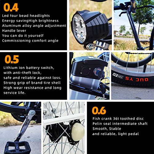Electric Tricycle for Adults 350W 36V with Large Basket O238