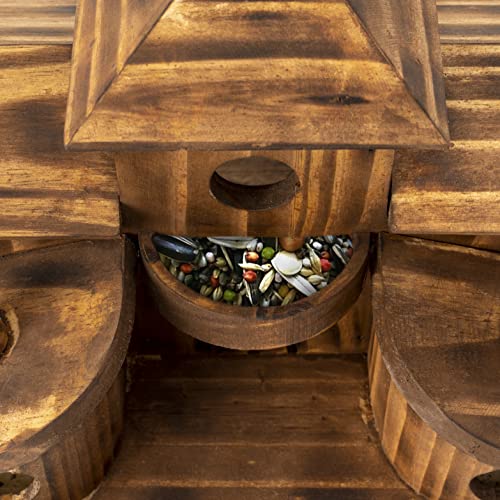 5 Hole Hanging Birdhouse for Outside Garden S2695