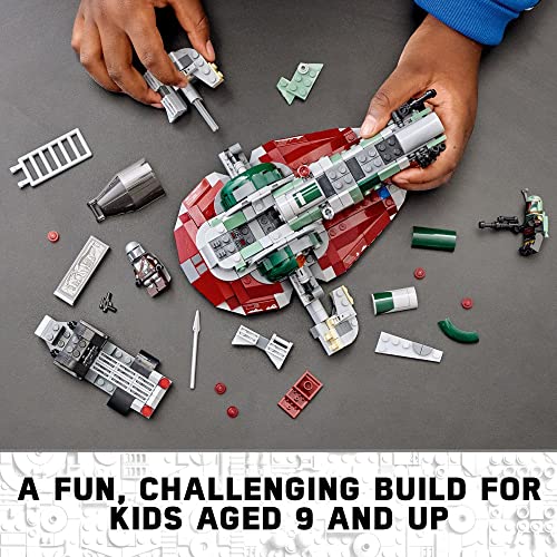 LEGO Star Wars Boba Fett Starship 75312 Building Toy with 2 Minifigures G333907