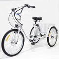 Electric Tricycle for Adults, 350W 36V Electric Trike Motorized Three Wheel Electric Bicycle, 3 Wheels Adult Electric Tricycle with Large Basket