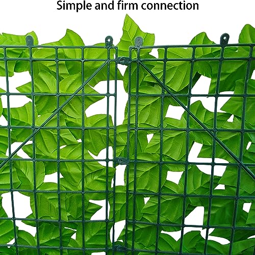 Artificial Ivy Privacy Fence Wall Screen 40x120 in UV-Anti Faux Greenery Backdrop U1001