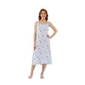 Keyocean Nightgowns for Women, Soft 100% Cotton Lightweight Comfortable Sleeveless Summer Ladies Sleeping-gown