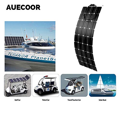 300W Bendable Solar Panel with 30A Controller for RV Boat Cabin Tent W69346