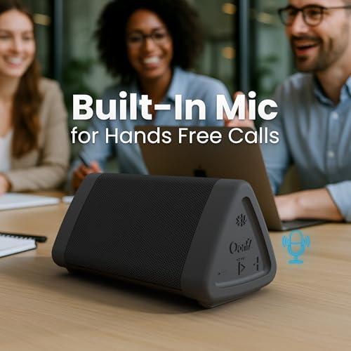 OontZ Angle 3 Portable Bluetooth 5.4 Speaker, IPX5 Water-Resistant, Black B762769