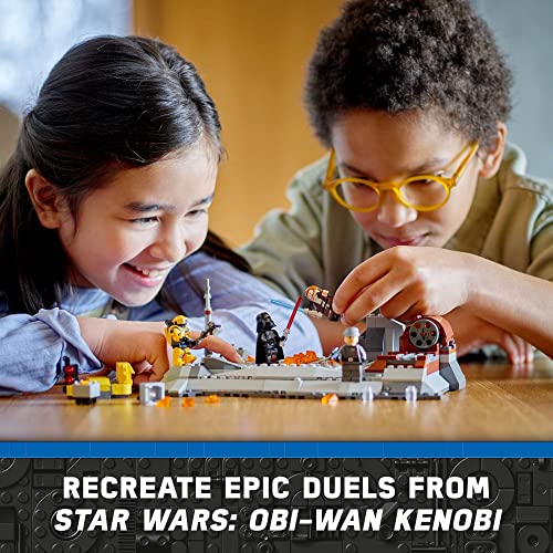 LEGO Star Wars Obi-Wan Kenobi vs. Darth Vader 75334 Building Toy Set with 4 Minifigures K85579