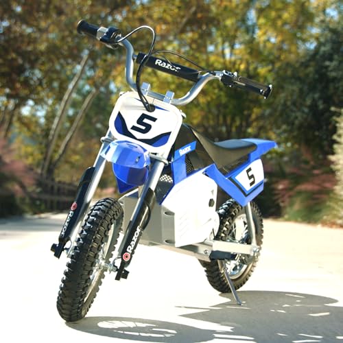 Razor MX350 Dirt Rocket Electric Motocross Bike, Blue L3547