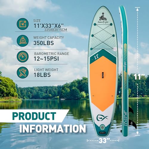 InnoExpo Inflatable Stand Up Paddle Board with Premium Accessories C20354