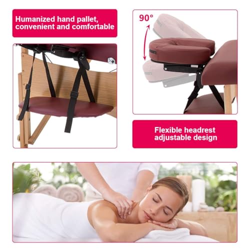 BestMassage Portable Massage Table 28 inch Folding Spa Bed with Bag X618857