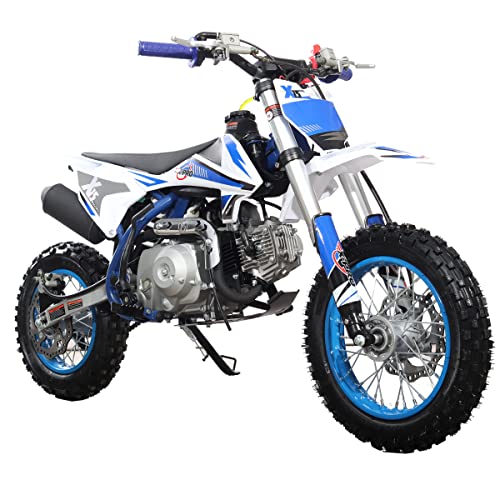 X-PRO X15 110cc Dirt Bike Semi-Automatic Kick Start, Blue P73873