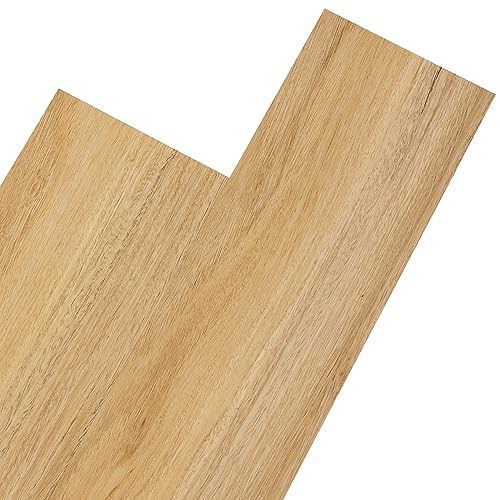 Self Adhesive Vinyl Flooring Planks Wood Effect Waterproof Grey 36pcs U963416