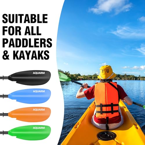 Kayak Paddle 231cm Aluminum Shaft with Fiberglass Blade B36756