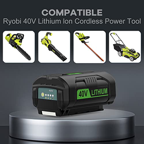 40V 6500mAh Lithium-ion Battery for Ryobi 40V Cordless Tools B102