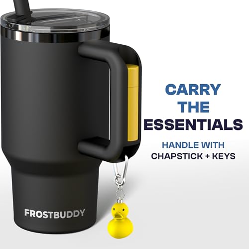 Frost Buddy Thicc Buddy 40 oz Stainless Steel Tumbler with Lid and Straw Q581