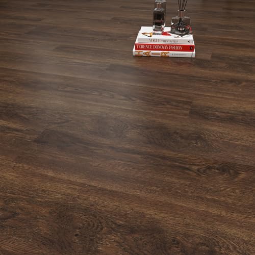 Self Adhesive Vinyl Flooring Planks Wood Effect Waterproof Grey 36pcs U963416