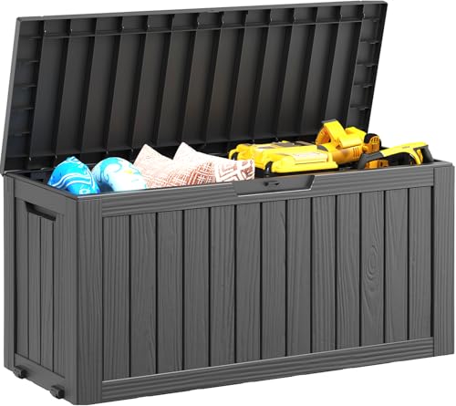 NUNU LAB 31 Gallon Outdoor Storage Box Waterproof Lockable Lid I8083