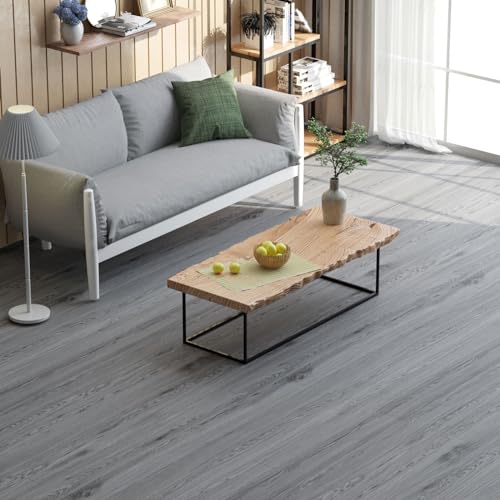 Oxdigi Peel and Stick Vinyl Flooring Roll 23"x393" Waterproof Wood Plank U1250