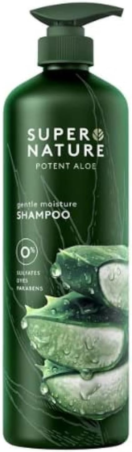 Super Nature Potent Aloe Gentle Moisture Shampoo 30 Fluid Ounce, 2.23 Pounds 1 Count - Shampoo - Excellent gentle Shampoo for all type of hair.