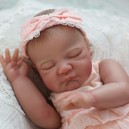WOOROY Realistic Reborn Baby Doll 20 Inch Sleeping Girl Soft Weighted Body A2723