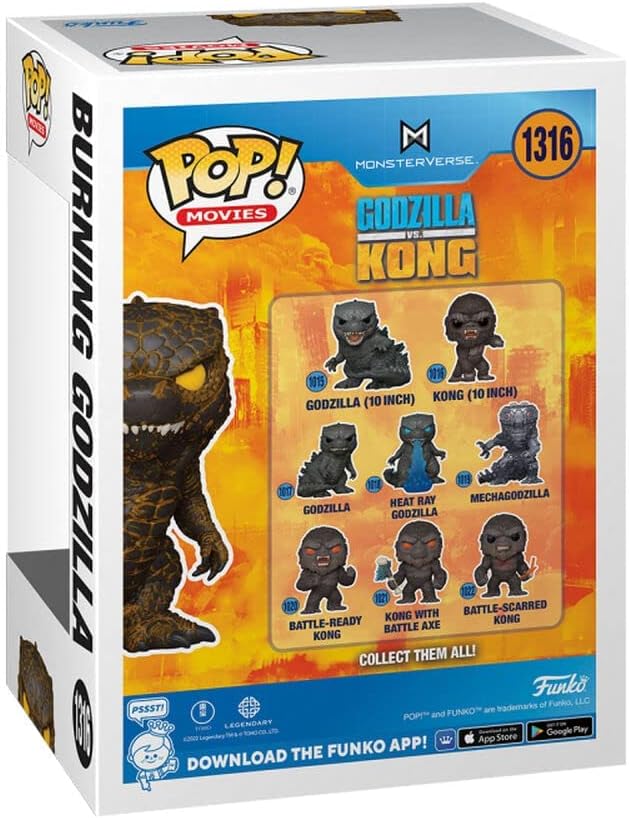 Funko Pop! Animation Vinyl Burning Godzilla (GW) 9cm Q49918
