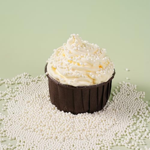 Christmas Sprinkles Bulk 1 lb - Red White Green Round Baking Toppings O347849