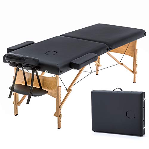 BestMassage Portable Massage Table 28 inch Folding Spa Bed with Bag X618857