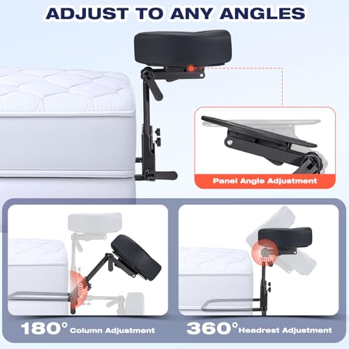 Universal Mattress Top Massage Kit with Adjustable Headrest and Memory Foam Face Cushion - Blue R95675