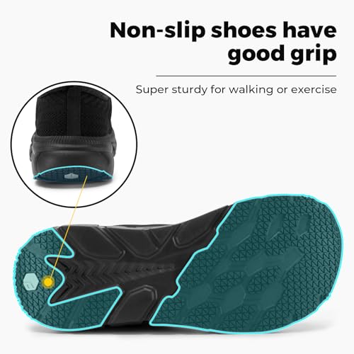 FitVille Wide Toe Box Shoes for Men Cushioned Non Slip Running G705137
