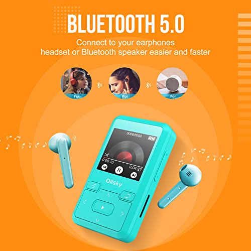 32GB Bluetooth MP3 Player with FM Radio, Earphones Included F2045