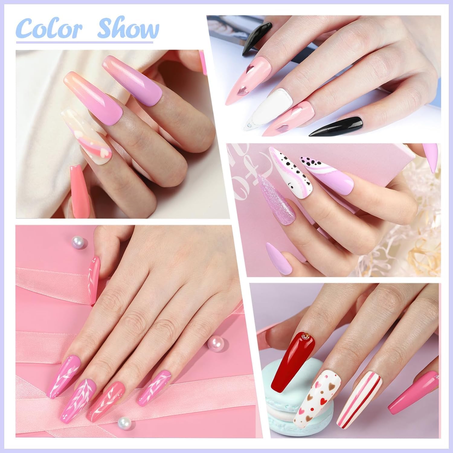 Gel Nail Polish Kit with UV Light and Drill Starter Set for Women S4212