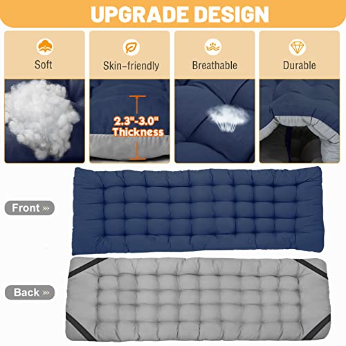 DoCred Folding Camping Cot with Mattress, 2 Pack, Heavy Duty for Adults, Portable with Carry Bag C814529