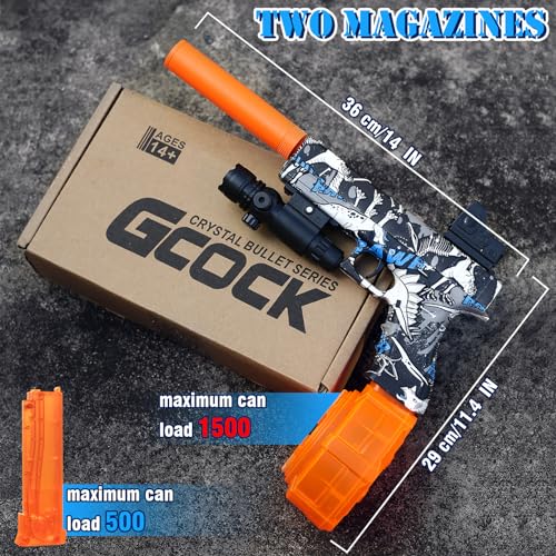 Automatic Gel Ball Blaster with Drum and Goggles W527706