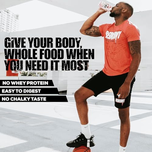 REDCON1 MRE Ready to Drink Protein Shakes, Cookies & Cream - Lactose + Whey Free RTD, 12 Pack Y377913