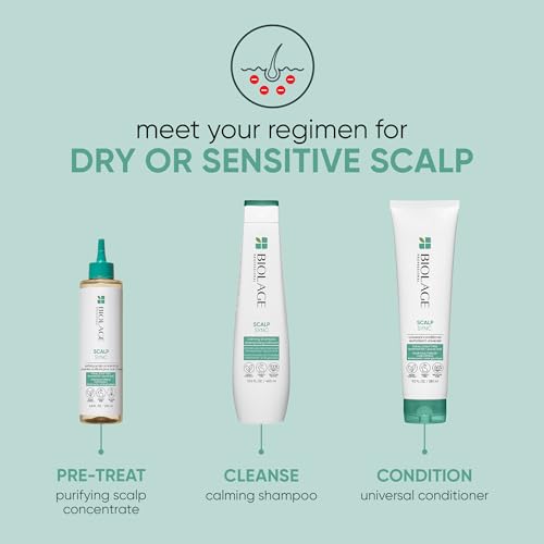 Biolage Scalp Sync Calming Shampoo for Dry or Irritated Scalp, Vegan & Cruelty Free O7138