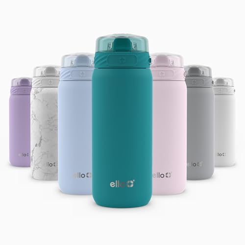 Ello Cooper 32oz Stainless Steel Water Bottle with Straw and Handle Q4598