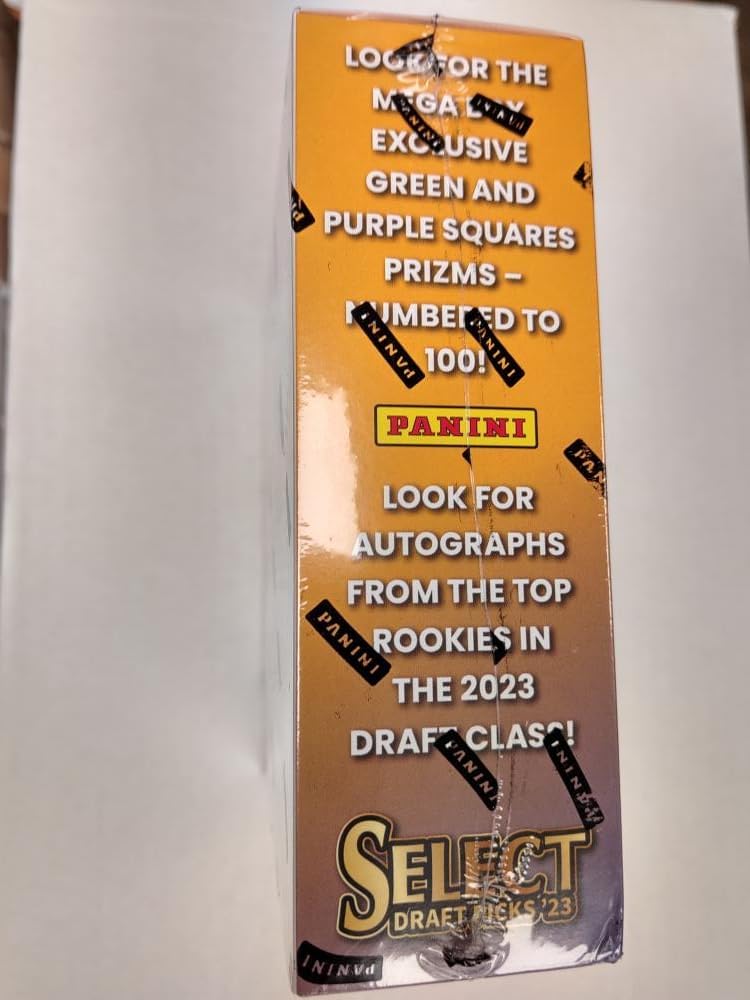 2023 Panini Select Draft Picks Collegiate Football Factory Sealed Mega Box 48 Cards O61127