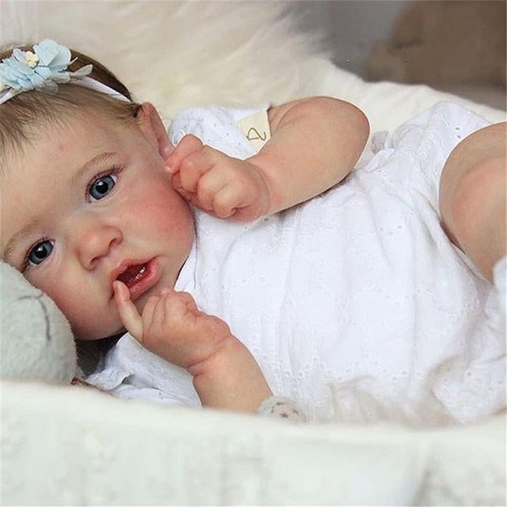 Reborn Baby Doll Saskia Replica 20 Inch Newborn Girl with Realistic Veins J523044