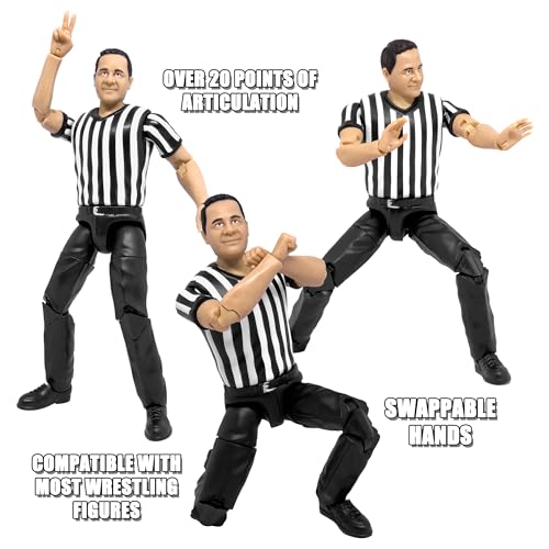 Figures Toy Company Counting & Talking Wrestling Referee Action Figure P850