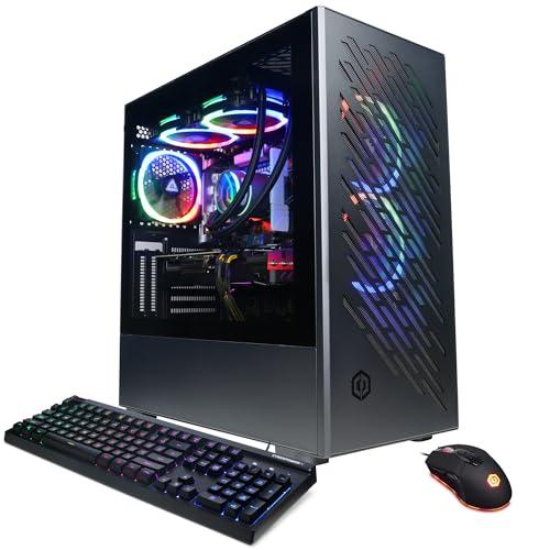CyberPowerPC Gamer Xtreme VR Gaming PC, Intel Core i7-14700F 2.1GHz, GeForce RTX 4060 8GB, 16GB DDR5, 2TB PCIe Gen4 SSD, WiFi Ready & Windows 11 Home (GXiVR8820A3)