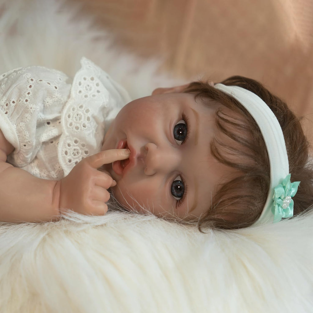 Reborn Baby Doll Saskia Replica 20 Inch Newborn Girl with Realistic Veins J523044