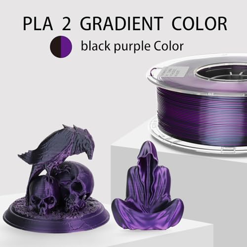 Rainbow 3D PLA Printer Filament 1.75mm Matte, 1kg P386477