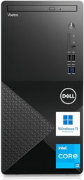 DELL Vostro 3910 Tower Business Desktop Computer | 12th Gen Intel Core i3-12100 Processor | 16GB RAM | 256GB SSD + 1TB HDD | WiFi 6 | DVD-RW | HDMI | Display Port(Support 4K) | Windows 11 Pro