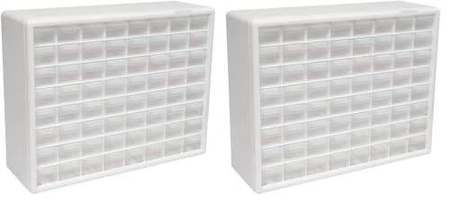 Akro-Mils 24-Drawer Plastic Storage Cabinet, Black I624065