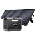 SolarPlay 2400W Portable Power Station, 2160Wh Large Capacity Solar Generator with 200W Solar Panel, BMS Emergency Power Station for Home Backup, Camping, Outdoor Battery Backup