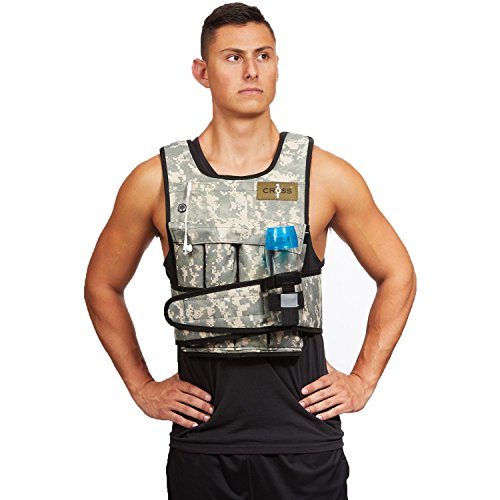 20LBS - 140LBS Adjustable Weighted Vest With Shoulder Pads Option for Men and Women