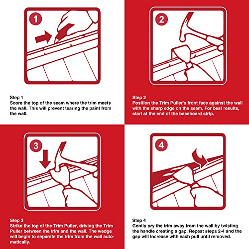 Goldblatt Trim Puller Multi-Tool for Tile, Baseboard & Floor Removal G43805