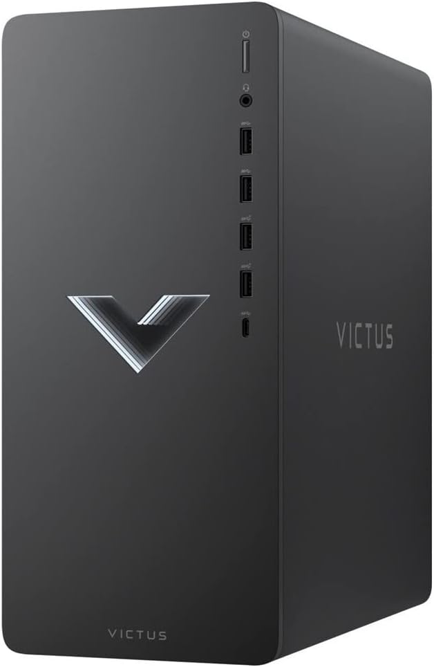 HP Victus 15L Gaming Desktop, Ryzen 5 5600G, RX 6400, 32GB RAM, 1TB SSD, Win 11 A815