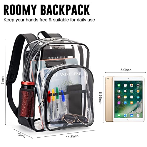 TPU Clear Backpack Stadium Approved Heavy Duty N248