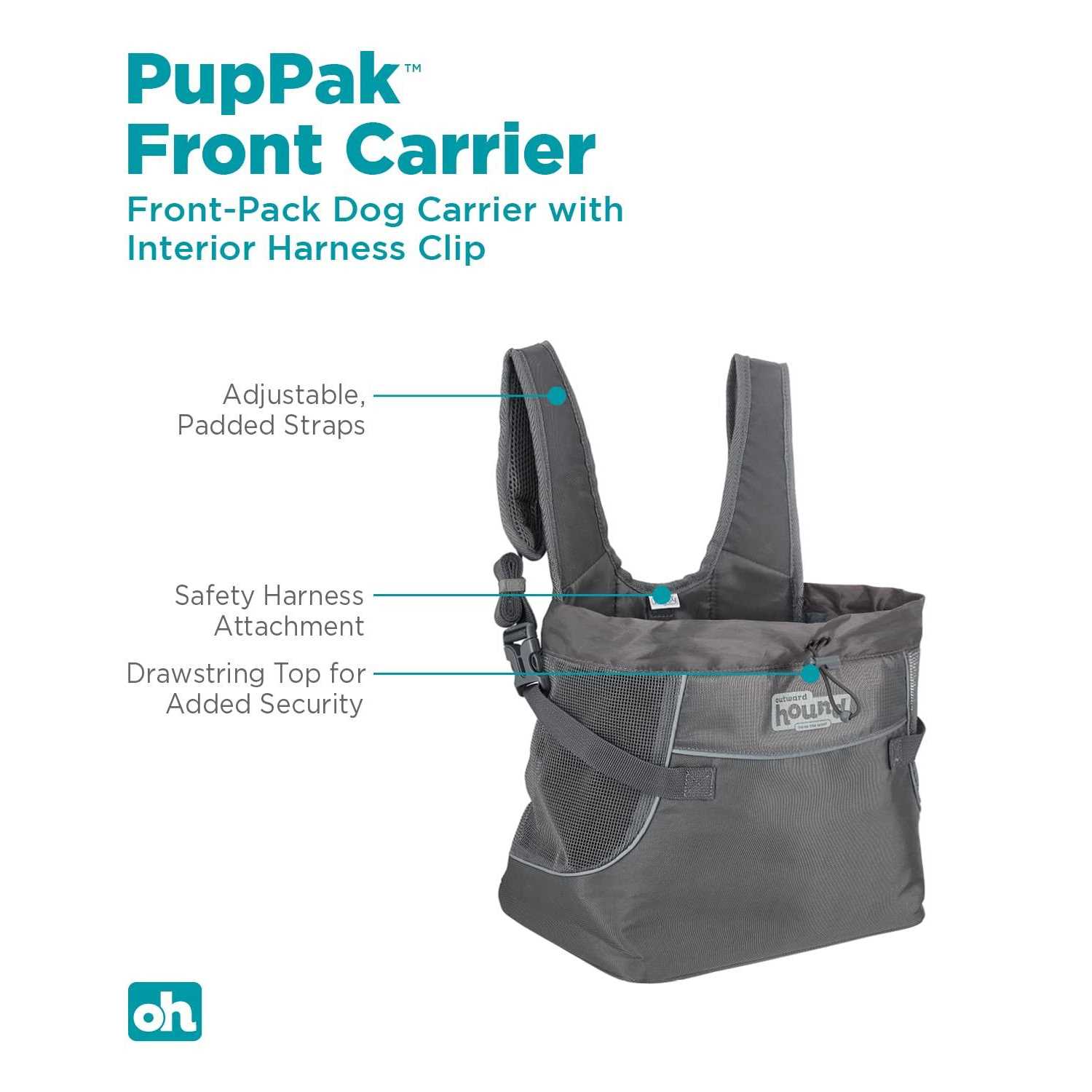 Outward Hound Puppak Dog Front Carrier E4968