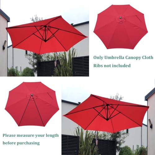 Outdoor Umbrella Replacement Canopy 6.5FT 7.5FT 9FT 10FT L303